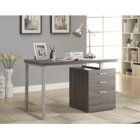 Coaster Furniture 800520 3-drawer Brennan Office Desk Weathered Grey